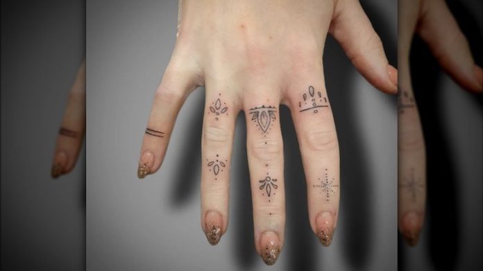 finger tattoos for women